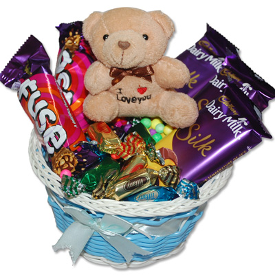 "Birthday Choco Basket - code VB17 - Click here to View more details about this Product